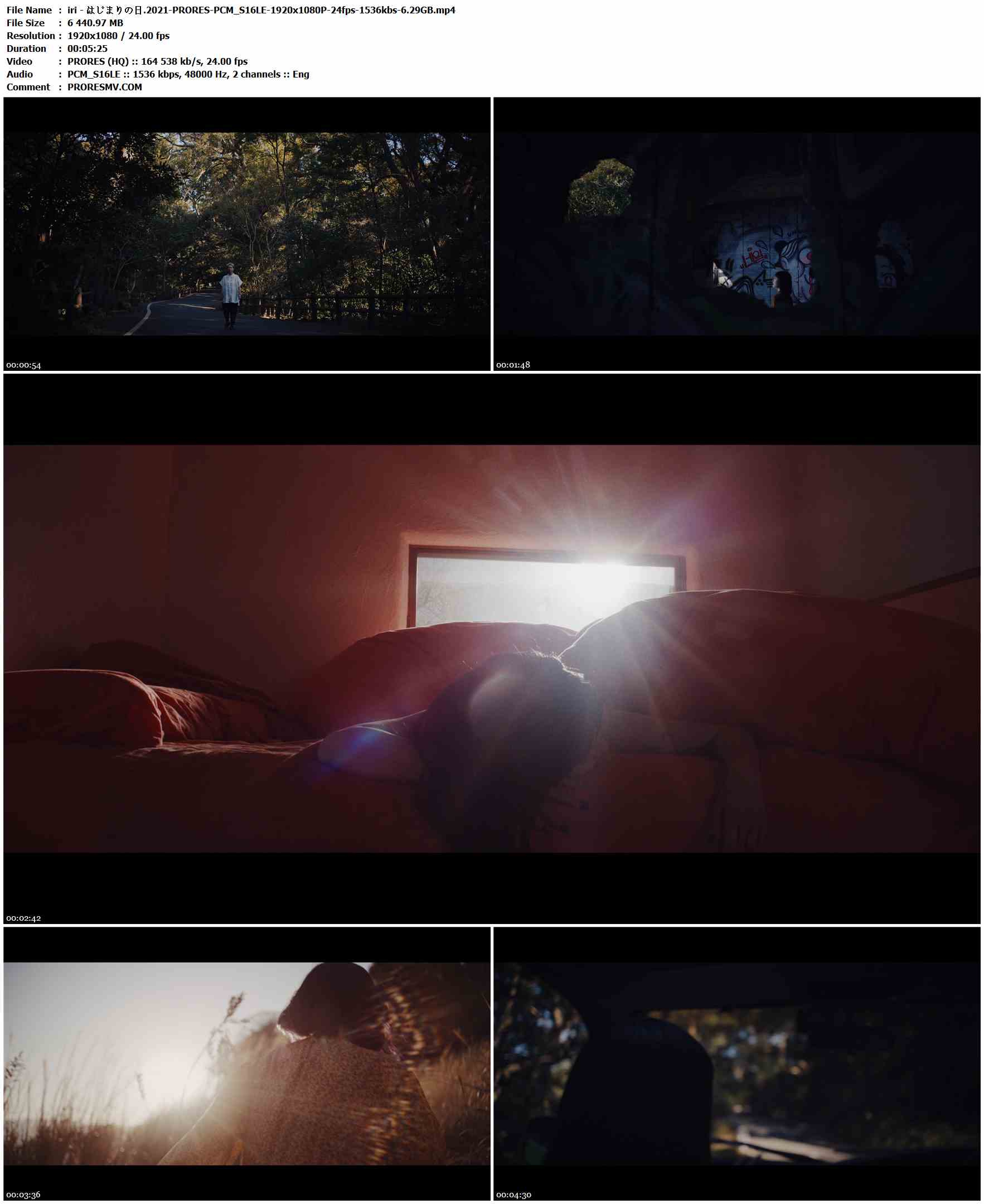 iri - はじまりの日.2021-PRORES-PCM_S16LE-1920x1080P-24fps-1536kbs-6.29GB官方MV_高清MV